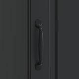 Bedside Cabinet Black 43 x 34.5 x 47 cm Engineered Wood 895717