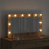 Vanity Mirror Rectangular Artisan Oak 80 x 45 x 18 cm 868324