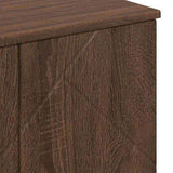 Bathroom Furniture Set 3 pcs Brown Oak Engineered wood & Metal 3392960