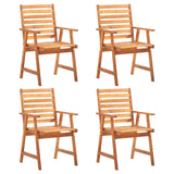 ZNTS 5 Piece Garden Dining Set Solid Wood Acacia 3087136