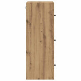 Wall Cabinet Artisan Oak 35 x 37 x 102 cm Engineered Wood 882908