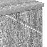 Bathroom Cabinet with Storage Grey Sonoma 30 x 35 x 192 cm 883340