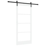Sliding Door ORKDAL White and Black 93 x 211 cm 3331842