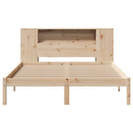 Bookcase Bed without Mattress 140x200 cm Solid Wood Pine 3321540