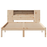 Bookcase Bed without Mattress 140x200 cm Solid Wood Pine 3321540
