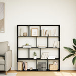 Book Cabinet Black 132x29x141.5 cm Engineered Wood 3310308