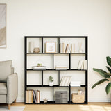 Book Cabinet Black 132x29x141.5 cm Engineered Wood 3310308