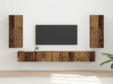 TV Cabinet Set Wall-mounted 3 pcs Old Wood Engineered Wood 3408986