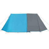 Camping Tent 3-Person Blue Waterproof 94366