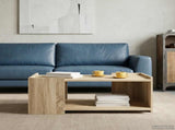 Coffee Table Sonoma Oak 90 x 50 x 33 cm Engineered Wood 8000996