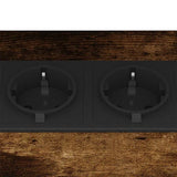 Bedside Cabinet 2 pcs Smoked Oak 38 x 30 x 48 cm 859585