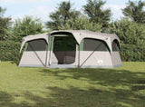 Family Tent with Roof White and Green 435 x 255 x 216 cm 4100685