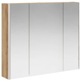 Bathroom Mirror Cabinet Artisian Oak 83.5 x 15.5 x 70 cm 889270