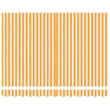 Retractable Awning Manual Yellow and White 300x250 cm Fabric 3329927