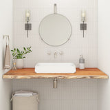 Bathroom Countertop 110x60x3.8 cm Rectangular Solid Wood Acacia 370311