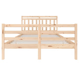 3100654 Bed Frame without Mattress Solid Wood 140x200 cm