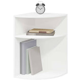 End Table White 39.7 x 39.7 x 60 cm Engineered Wood 891130