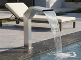 Pool Waterfall Stainless Steel 50 x 30 x 90 cm Silver 42039237