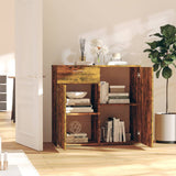 ZNTS Sideboard Smoked Oak 80x36x75 cm Engineered Wood 815489