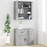 Highboard Concrete Grey Engineered Wood 3185379
