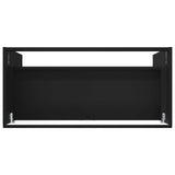 Bathroom under Sink Cabinet Black 56 x 37.5 x 81 cm 890065