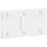 Wall-Mounted Headboard HAARLEM High Gloss White Engineered Wood 896979