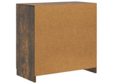 Sideboard Smoked Oak 66 x 34.5 x 87 cm Engineered Wood 895740