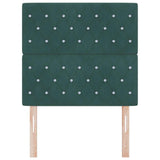 Headboard with Headboard Dark Green 100 cm Faux Leather 3337755