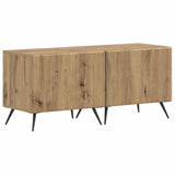 5 Piece LED TV Cabinet Artisan Oak Engineered Wood 3416933