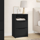 Bedside Table Black 40 x 30 x 467 cm Engineered Wood 888909