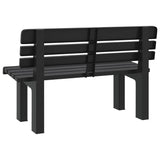 ZNTS Garden Bench Anthracite 110x52x71 cm Polypropylene 4009380