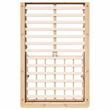 Bed Frame Brown 120 x 200 cm Solid Pine Wood 3385718