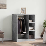 Wardrobe Concrete Grey 77x48x102 cm Engineered Wood 840810