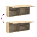 Bathroom Wall Cabinet Sonoma Oak 100x25x40 cm Engineered Wood 860105