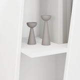 Side Shelf White 33 x 32 x 100.5 cm Engineered Wood 892417