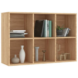 Book Cabinet/Sideboard Sonoma Oak 66x30x98 cm Engineered Wood 800345