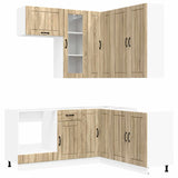 Kitchen Unit LUCCA 8 pcs Sonoma Oak Engineered Wood 3438403