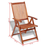 Dining Table And Chair Natural Wood Solid Acacia wood Medium 41815