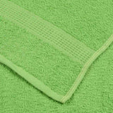 Towels 4 pcs Apple Green 100x200 cm 360 gsm 100% Cotton 137035