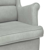 Armchair Light Grey Velvet 42012824