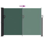 Retractable Side Awning Dark Green 140x600 cm 4004515