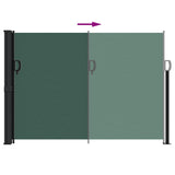 Retractable Side Awning Dark Green 140x600 cm 4004515