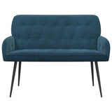 2 Seater Sofa with Metal Legs 2-Seater Blue Velvet 42051026
