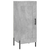 Highboard Concrete Grey 34,5x34x180 cm Engineered Wood 3200461