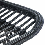 Bar Chairs 2 pcs Black Rattan 285233