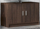 Sink Cabinet Brown Oak 63x29x55 cm Engineered Wood 848100