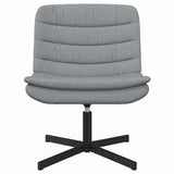 Swivel Chair Light Grey 63 x 75 x 76 cm Fabric 42007350