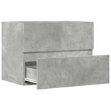 Bathroom Cabinet Concrete Grey 60x38.5x45 cm Engineered Wood 856242
