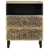Bedside Cabinet 50x33x60 cm Solid Wood Mango 358222