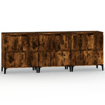 Sideboards 3 pcs Smoked Oak 60x35x70 cm Engineered Wood 3185780